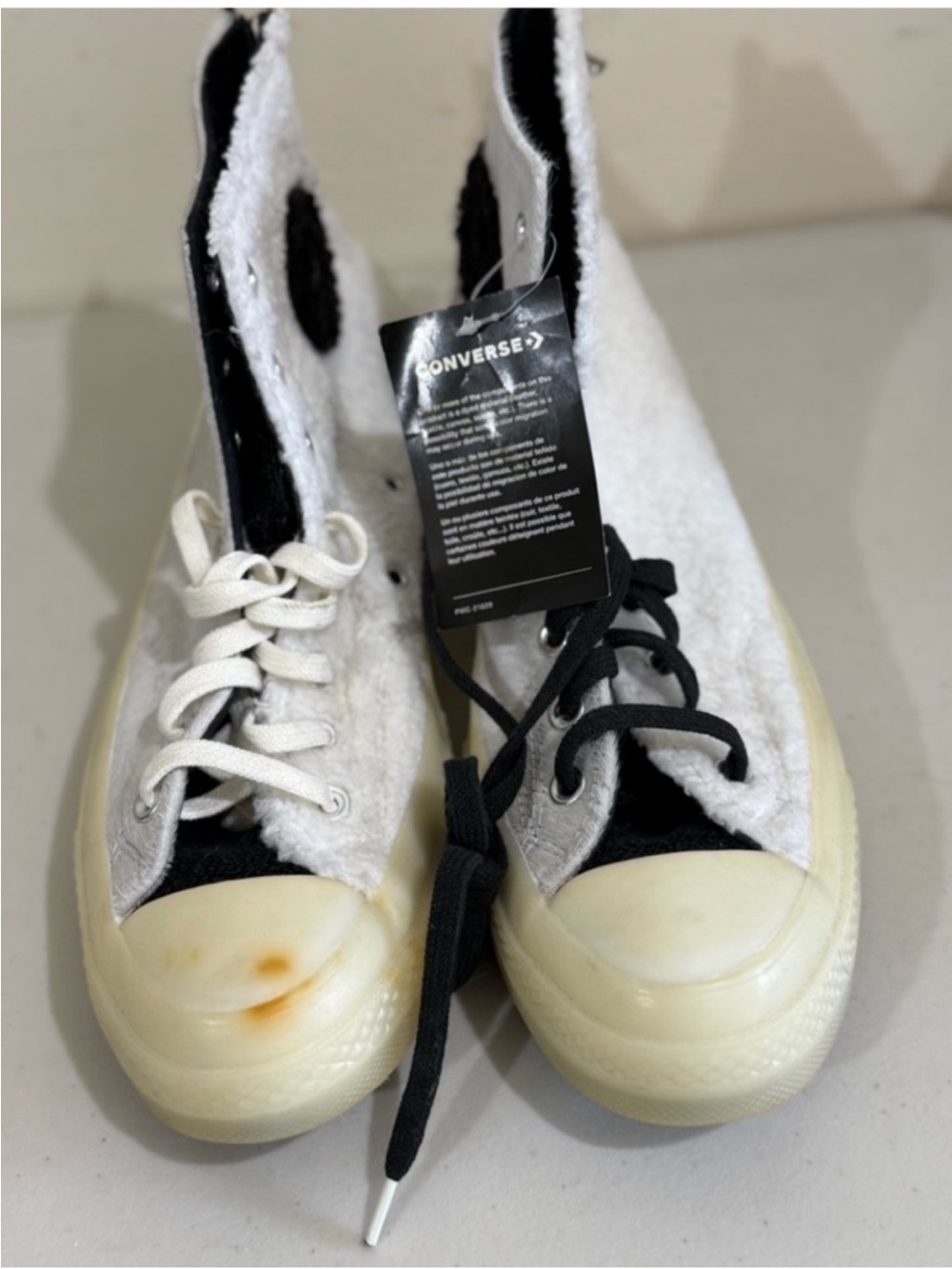 Converse all star Men’s High-Top Sneakers in White and Black